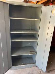 Gray Metal Cabinet