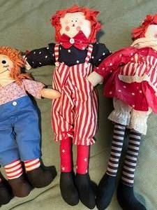 Vintage Raggedy Ann and Andy