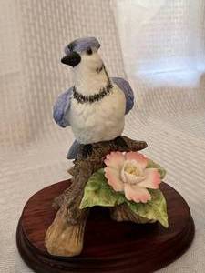 Lot of Blue Bird and Blue Jay Figurines