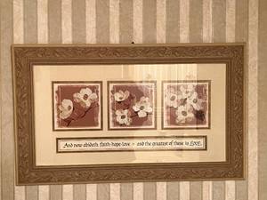 Kleenex Box Cover, Vase & PIctures
