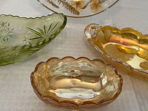 Dried Floral Decorative Plate, Relish Dishes