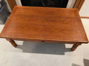 Golden Oak Raising Coffee Table