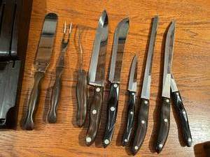 Cutco Carving Knives and Forks in Case