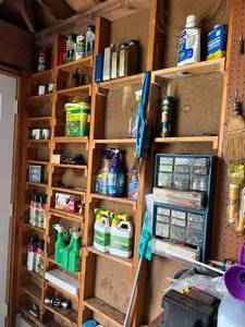 Contents of Tool Shelf and Wall