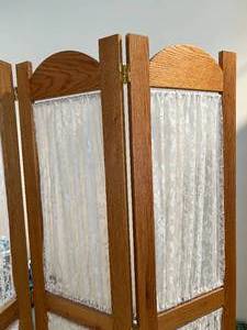Wood and Lace Privacy Panel