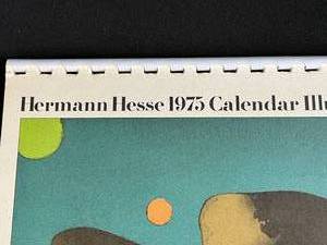 Milton Glaser Illustrated Calendar - Hermann Hesse 1975 Wall Calendar