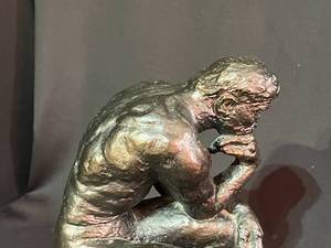 Large Thinking Man Statue