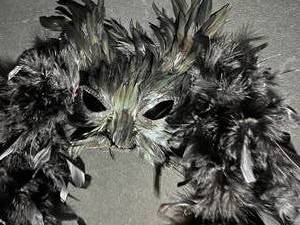2 Black Mascarade Masks