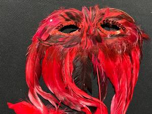 Red Mascarade Mask