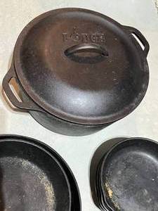 Lot of Cast Iron Pans