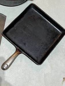 Cast Iron Skillet, Wagner Ware Pan and More