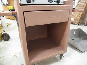 Cambro Utility Cart - Hard Plastic on Casters with Drawer