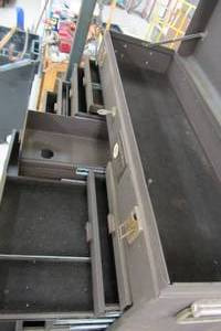 Great Kennedy Tool Box 2 units - Stack able - 11 compartments total