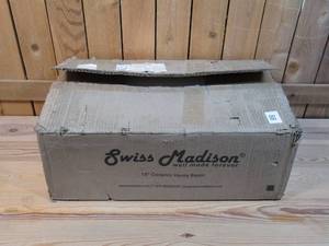 lot 88 image: Swiss Madison 18 Ceramic Vanity Basin