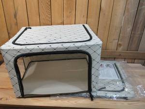 lot 74 image: Periea Set of 2 Collapsible Storage Boxes