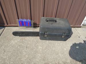 Chainsaw case. As shown.