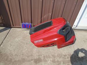 Craftsman 3200 series metal hood with grills. 2010-2017 Slight damage. As shown.