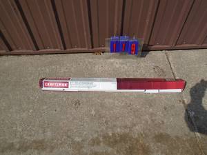 Craftsman garage door opener extension & belt. As shown.