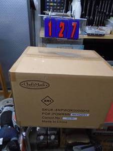 New Chef Mark 110 volt convection oven with rottiserrie. As shown.