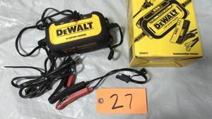 lot 27 image: DEWALT  Professional 2 Amp Automotive Battery Charger and Maintainer