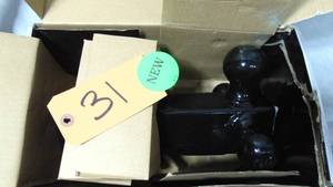 lot 31 image: TowSmart  Up to 14,000 lb. 1-78 in., 2 in, and 2-516 in. Ball Diameters Adjustable Trailer Tri-Ball Mount with Hook