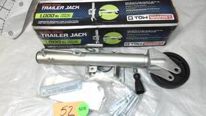 lot 52 image: TowSmart  1,000 lb. Capacity, Side Wind, Swing Down, Bolt On Trailer Jack - 10 in. lift