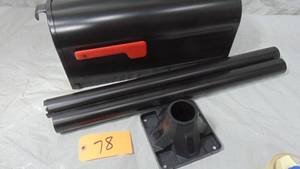 lot 78 image: Architectural Mailboxes  MB1 Black,
