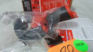 lot 80 image: Milwaukee  M12 FUEL 12V Lithium-Ion Brushless Cordless 3 in. Cut Off Saw (Tool-Only)