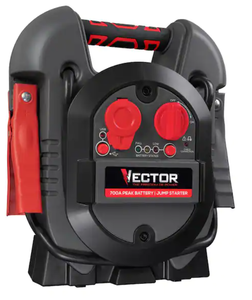 lot 85 image: VECTOR  700 Peak Amp Jump Starter, One USB Charging Port, Rechargeable