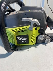 lot 15 image: RYOBI  18 in. 38cc 2-Cycle Gas Chainsaw