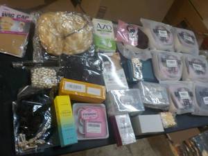 lot 28 image: Beauty Products, Jewelry and Hair P...
