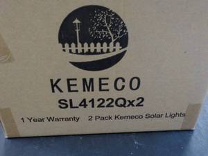 lot 63 image: Solar Post Lights...