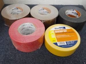 lot 110 image: 5 Rolls Shurtape Industrial Cloth T...