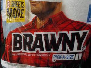 lot 120 image: 6 Pack Brawny Paper Towels...