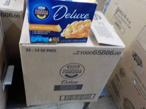 lot 141 image: Case of 24 Kraft DELUXE Macaroni an...