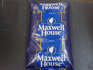 lot 144 image: 4 lb. Bag Maxwell House Whole Bean ...