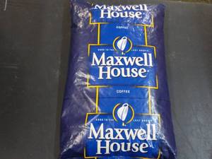 lot 145 image: 4 lb. Bag Maxwell House Whole Bean ...