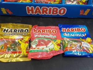 lot 152 image: 20 - 4 oz Bags Haribo Gummi Candy -...