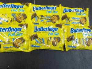 lot 163 image: 6 - 10.2 oz Bags Butterfinger Fun S...