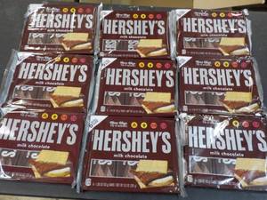 lot 184 image: 9 - 6 Count Pkgs Hersheys Chocolat...