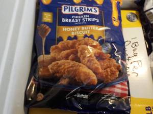 lot 196 image: 48 oz Bag Frozen Pilgrams Chicken B...