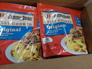 lot 210 image: 6 - 9.6 oz Frozen Bags Jimmy Dean F...