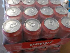 lot 252 image: 12 pack Poppi Classic Cola Prebioti...
