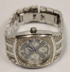 lot 3 image: Bulova Model # C 876879 Mens Watch Stainless Steel