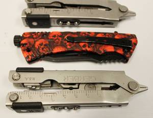lot 58 image: 2 Multi Tools And Pocket Knife Lot