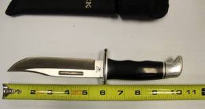 lot 41 image: Buck Knife 119 Special 6 Inch Fixed Blade Knife With Sheath