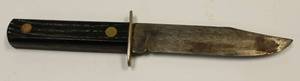lot 51 image: Fixed Blade Hunting Knife 5 Inch With Sheath
