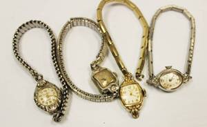 lot 65 image: Womens Vintage Watches Lot Of 4