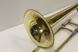 lot 71 image: Jupiter Trombone Yellow Brass No Mouth Piece