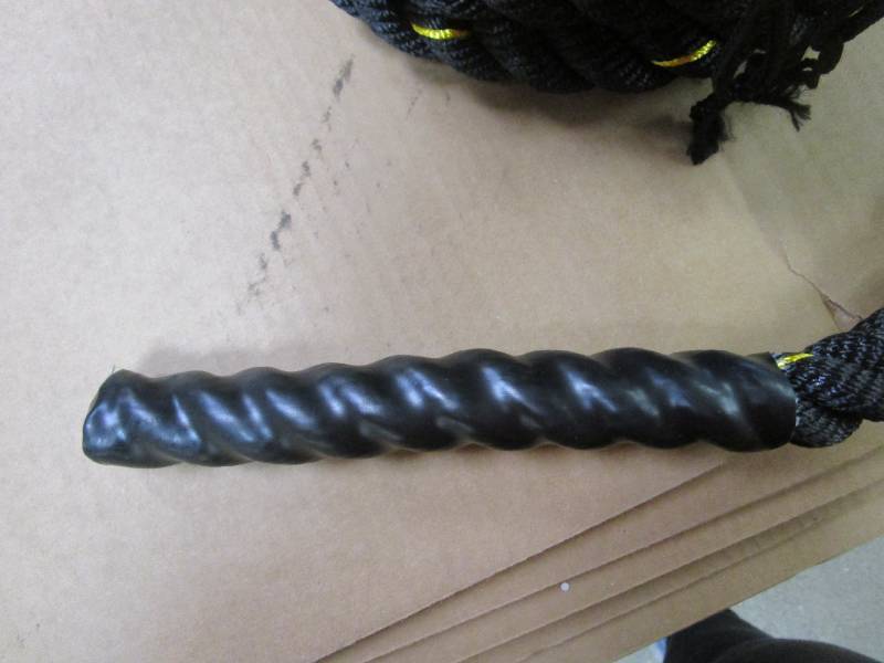 Heavy Duty Black & Gold Rope (UNKNOWN LENGTH)